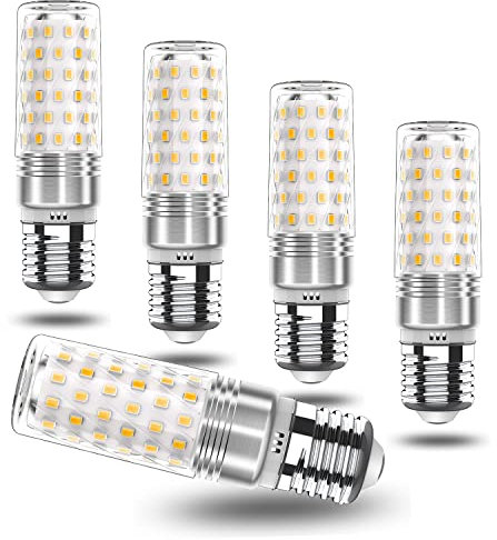 RuLEDne E27 LED Leuchtmittel Neutralweiß 4000K 7W, Mais Birne 760LM, Edison Schraube E27 LED Lampen Energiesparlampe Birnen Ersetzt 70W Glühlampe, AC 175V-265V, Nicht Dimmbar, 5er Pack