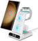 Wireless Charger for Samsung Charging Station for Galaxy S25 Ultra, Watch Charger for Galaxy Watch 6 5 7 Ultra, Wireless Phone Charger Samsung for S24 Z Flip 6 Buds Pro 2
