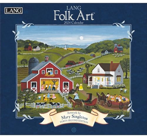 Lang Folk Art(tm) Wandkalender 2024