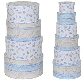 DKD Home Decor Organizer-Set, stapelbar, Standard
