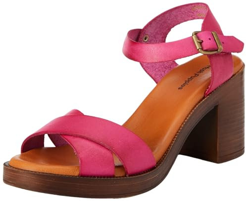 Hush Puppies Georgien Damen Sandalen mit Absatz, Rose, 36 EU