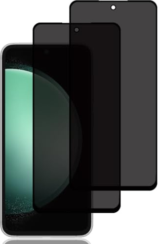 Protector Pantalla de Privacidad para Samsung Galaxy S23 FE 5G [2 Piezas] | Cristal Vidrio Templado Antiespia, Dureza 9H, Sin Burbujas, Anti-Rasguños, Anti-Espía Protector Pantalla para Galaxy S23 FE