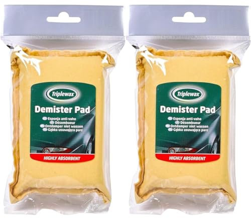 Triplewax Car Chamois Demister Pad (Pack of 2)