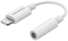 ESeekGo Adaptateur pour iPhone Lightning vers prise audio auxiliaire 3,5 mm pour iPhone 14 13 12 11 XR XS Max X 8 7 iPad, compatible avec tous les appareils iOS Lightning