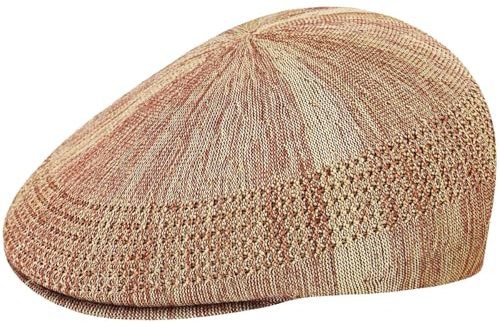 Kangol - Flache Mütze, Gatsby Burst Ventaire 507 - Size M - Beige-Marron, braun