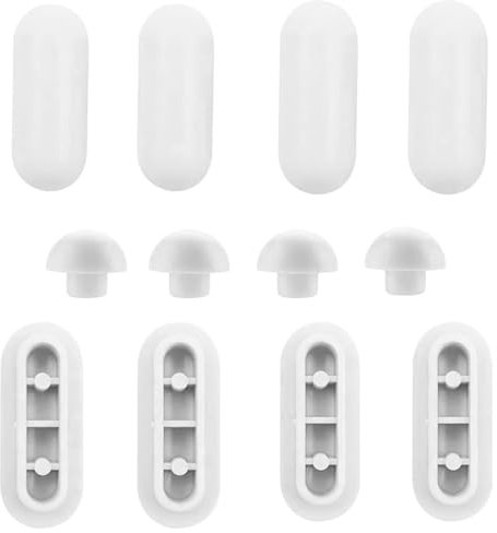 LEEQBCR 12 Pezzi paraurti Sedile WC, Kit paraurti in Gomma termosaldata per Sedile WC, Kit paraurti Universale per Sedile WC