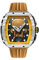 Nubeo Men's 48mm Magellan Chronograph Star Trek Enterprise-d Limited Edition Security Yellow Watch with Rubber Strap NB-6097-02