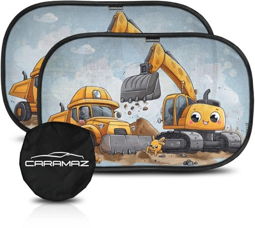 Parasol Coche con protección UV certificada Óptima Oscuridad - Autoadhesivo, para Proteger del Sol a bebés y Mascotas, 2 parasoles para bebé de 51x31 cm, Diseño Construcción