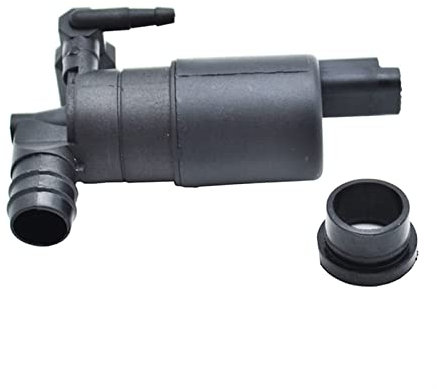 DEMULAX Motor de Bomba de limpiaparabrisas Delantero y Trasero con Ojal, for Peugeot, 207, 307, 308, 807, 1007, Salida de Agua Doble Bomba de Limpieza de Parabrisas
