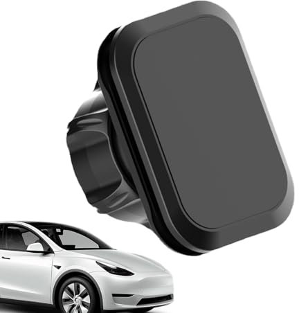 Magnetic Phone Car Mount, Square Magnet Base Holder, 17mm Ball Joint Replacement Stand, Cellphone Smartphone Accessory, Automobile Air Vient, Dashboard, Vehículo Phone Cradle