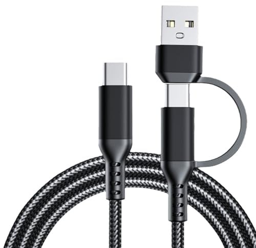 Msvueioe Câble USB de 2,5 m compatible avec microphone de jeu Fifine A6V A6T AM6 AM8 AM8W AM8T K688 K688CT A8 A8T TANK3 K658 K651 KS5 SC3 SC8 M9, compatible avec RODE NT-USB Mini/PodMic