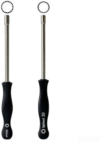 Regolazione carburatore per set di utensili per motori a 2 tempi, chiavi scanalate a 21 denti e 20 denti, adatte per artigiani, per Echo, strumenti per cacciaviti da 15,2 cm