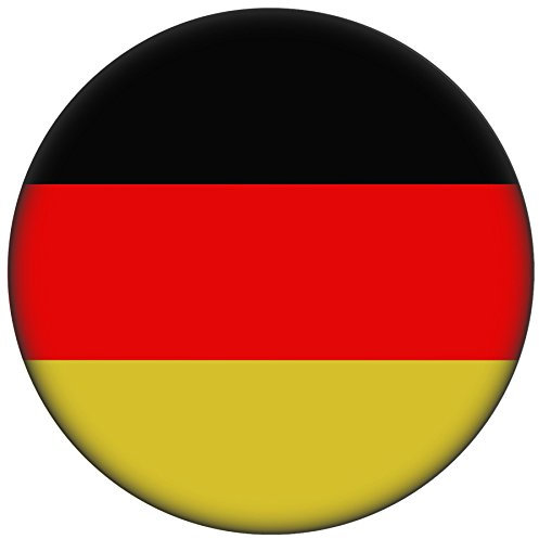 FanShirts4u Button/Badge/Pin - I Love DEUTSCHLAND Fahne Flagge GERMANY (Deutschland/Flagge)
