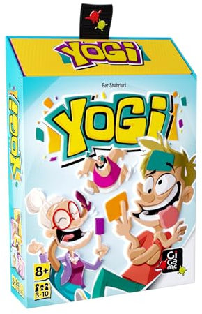 Gigamic - Gesellschaftsspiel, Yogi, 8 Jahre bis 99 Jahre, GMYO, Blau, Grün und Gelb