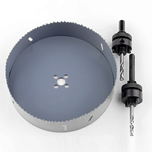 Ø 200 mm Bohrkronen-Satz 3 tgl. 45 mm Bohrtiefe HSS BiM Lochsäge für Metall Holz