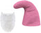 Alsino Zwergen Set - Zwergenmütze in Pink mit weißem Rauschebart - Zwergen-Kostüm Zwerg Outfit Kostüm Verkleidung Fasching Karneval Weihnachten Mottoparty