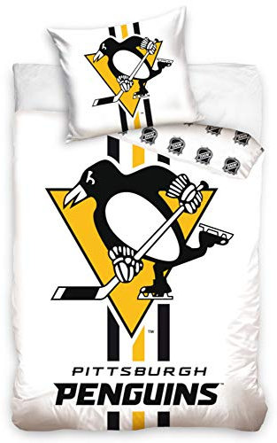 NHL Pittsburgh Penguins 181002 National Hockey League Fan Bettwäsche 140x200 cm + 70x90 cm