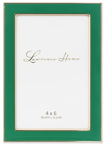Lawrence Frames Bilderrahmen, emailliert, 10 x 15 cm, Grün