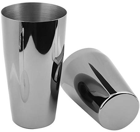 Boston Les shakers, 2pcs bar en acier inoxydable Style Cocktail Shaker Tins Coupe Drink Mlange Barman outil pour les barmans professionnels et amateurs Accueil Cocktail