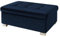 Mirjan24 Hocker Niko groß Sitzhocker Polsterhocker Sitzbank Fußbank Pouf Farbauswahl (Magic Velvet 2216)