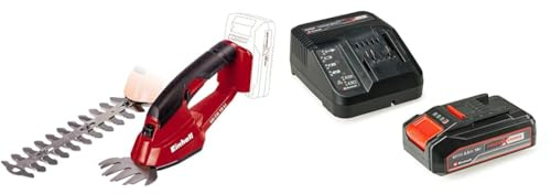 Einhell 3410370 Forbici e sfoltirami a Batteria, 18 V, Rosso + 2,5 Ah Power X-Change Batteria