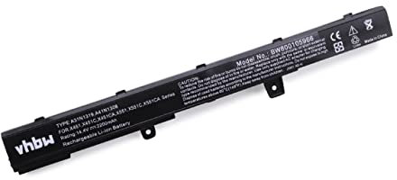 vhbw 1x batteria compatibile con Asus R411C, P551CA-SX313D, P551CA-SX313H, R411CA, P551CA-SX299H notebook (2200mAh, 14,4V, Li-Ion)