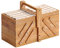 Kesper 58710 Brot- und Obstkorb Nähkästchen, Bambusholz, 1