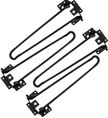Qrity 4X Patas de Mesa Plegables de 32 cm para Mesa de Camping Plegable de Bricolaje portátil, Mesa de Ordenador portátil para cocinar al Aire Libre