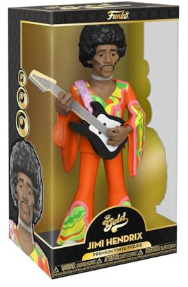 Funko Vinyl Gold 12: Jimi Hendrix - Sammelbare Vinyl-Actionfigur - Geschenkidee Zum Geburtstag - Offizielle Handelswaren - Ideales Spielzeug Für Music Fans - Für Ihre Sammlung und Display