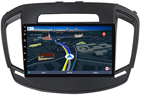 ERPENG Android 11 GPS Navi Navigationsgerät für Auto Doppel Din 9 inch Car Radio Autonavigation Car Stere Für Opel Insignia 2013-2017 WiFi mit Bluetooth Mirror Link FM Radio Rückfahrkamera