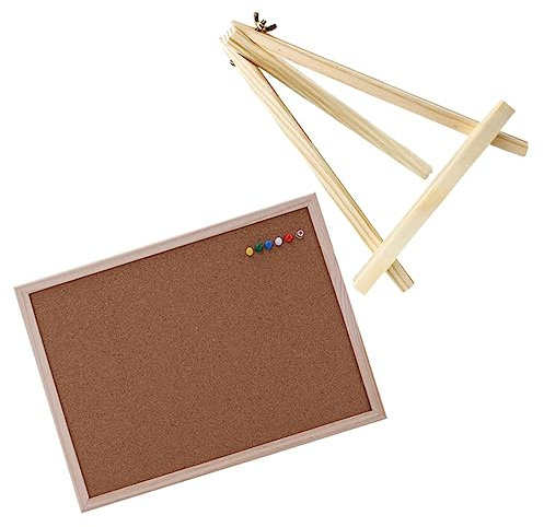 Parliky Cork Bulletin Board with Frame Easy to Install Memo Board for Home and Classroom Present for Family and Friends for Notices and Photos