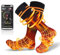 Heated Socks, 2025 Rechargeable Heated Socks, 5000 mAh Extra Large Battery, Long Life Up To 65 °C Large Heating Area (No logo Button-control, 36-42) (APP-Control, 42+)
