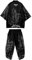 DOSLAVIDA Ensemble de vestes kimono japonaises pour homme - Élégant manteau ouvert sur le devant avec short - Style chinois - Cardigan imprimé, Pantalon-noir 17, Medium