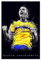 MURABE Zlatan Ibrahimovic 2 Leinwand-Poster, Wandkunst, Dekor, Bild, Gemälde für Wohnzimmer, Schlafzimmer, Dekoration, ungerahmt, 30 x 45 cm