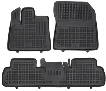 MTM Tappetini Gomma per Fiat Doblo III/E-Doblo (Electric) 2023> Design a Vaschetta, su Misura con Bordi Rialzati cod. 3D 10362