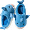 Fadezar Zapatillas de Casa Muje Hombre Pantuflas Tiburon/Vaca Cálido Espuma de Memoria Peluche Zapatillas de invierno Muje Azul real EU 43-44 (Talla de suela 44-45)