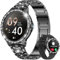 LIGE Smartwatch Donna con Chiamate Whatsapp, 1.32 Diamante Orologio Smartwatch con Sonno,Contapassi, Fisiologia Femminile Smart Watch per Android iOS