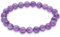 Lebensquelle Plus Amethyst Kugelarmband | 8 mm große Kugeln | 19 cm großes dehnbares Armband