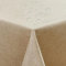 ATsense Tischdecke Abwaschbar Beige, Abwischbare Tischdecken Wasserabweisend Lotuseffekt, Fleckabweisend Table Cloth Leinenoptik, Tischtuch 140x200 cm Rechteckig
