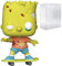 POP The Simpsons: Treehouse of Horror - Zombie Bart Funko Vinyl Figure (Bundled with Compatible Box Protector Case), Multicolor, 3.75 inches