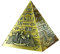 ABOOFAN Figur Pyramide Tischdekoration Home-Office- Statuette Ägyptische Pyramide Pyramidenmodell Gebäudestatue Aus Desktop- Büro Souvenir Metall