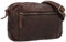 Gusti Umhängetasche Leder - Dominic Damen Handtasche Ledertasche Vintage Braun Leder