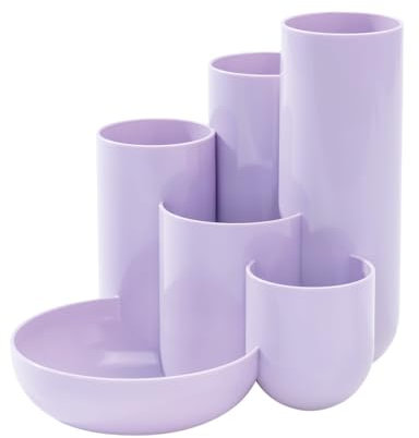 HAN Schreibtischköcher CAMPUS mit 5 Röhren und 1 Kleinteile-Schale, 17480-887, pastelllila