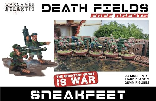 Wargames Atlantic, Death Fields: SneakFeet (24 mehrteilige Hartplastik-Figuren, 28 mm)