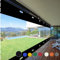Pergola Gazebo Transparente，wasserdichte Plane Trennvorhang,Klarsicht Schutzplane,Pavillon Plane,Schwere Plane mit Ösen,für Draussen Garage Terrass, (Höhe x Breite:2x4m/6.56x13.12ft)