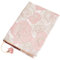 craspire Couverture de Livre A5 Taille 8.3 x 6.3 Pouces Tissu Satiné Doux Fleur Rose Housse de Livre Lavable Marque Page Couverture Rigide Couverture Souple Protecteur de Livre pour Les Amoureux