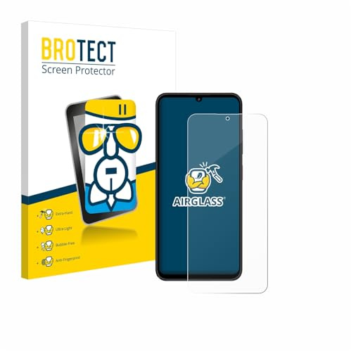 BROTECT Schutzglas für ZTE Blade A55 | Transparenter Displayschutz Made in Germany Schutzfolie Panzer Folie Glas 9H Anti-Fingerprint Einfache Montage Clear