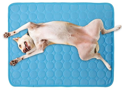 Ghjkldha Kühlmatte für Hunde, wasserdicht, tragbar, waschbar, Kühlmatte – Katzensofas und Stühle für Camping, Reisen, Auto, Haus, Wohnzimmer, Schlafzimmer, Terrasse, Büros