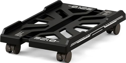 Soporte para Pc Stoucla, Soporte de CPU Móvil, Accesorios para Ordenador, con Cuatro Ruedas para Gamers, Hogar, Oficina (Negro)