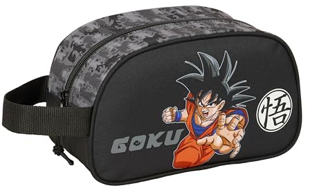 Dragon Ball Kulturbeutel für Kinder, mittelgroß, mit Griff, Kinder-Kulturbeutel, anpassbar an den Wagen, einfache Reinigung, bequem und vielseitig, Qualität und Widerstandsfähigkeit, 26 x 12 x 15 cm